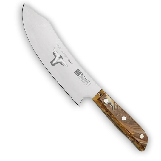 Küchenmesser, Kochmesser, Edelstahl, Tarn-Griff, Santoku-Stil