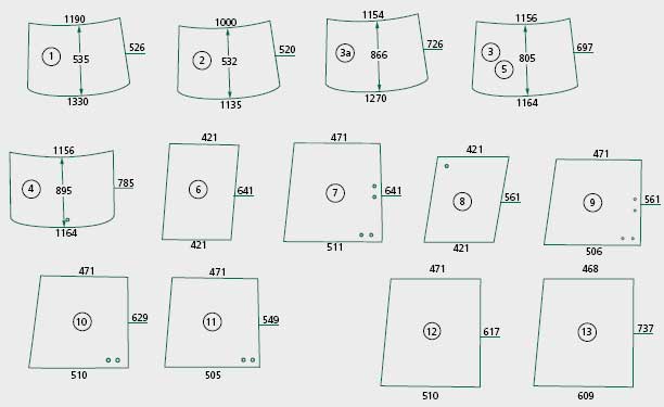 BL16513 Seitenscheibe rechts