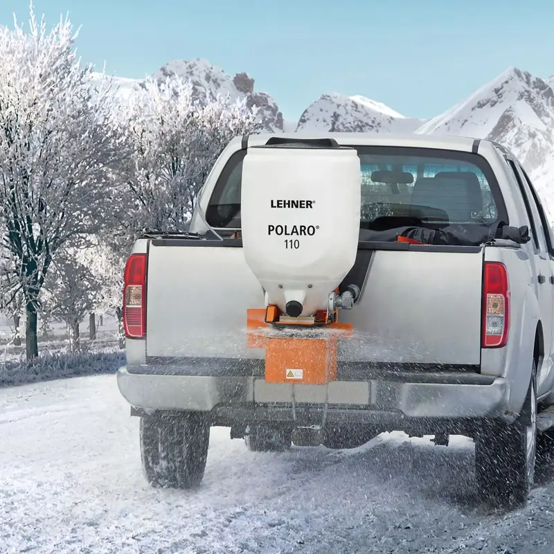 Streugerät, Schneestreuer, Streusalzbehälter, Pickup-Anbaugerät, Kunststoffbehälter