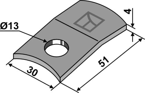 10.ST-HH-53 Zinkenhalter - passend zu Pöttinger 203700830