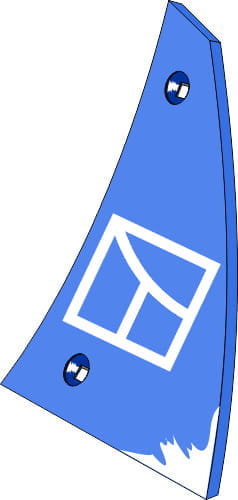 BL31753 Streichblech-Vorderteil VRP350W - 8 mm - rechts