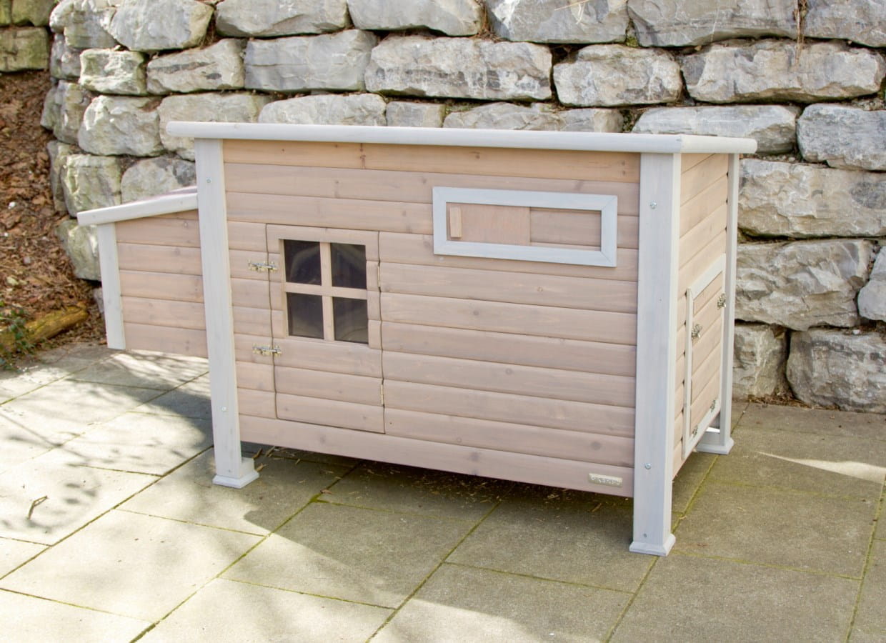 Holz Hühnerstall - 146 x 74 x 85cm