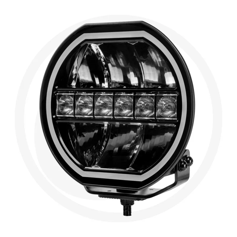 9" LED high beam headlights with position light and boost function
