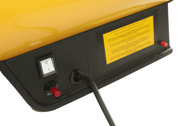 WILMS Gasheizer – 18–33 kW Baustellenheizer mit Schlauch, Druckminderer & Sicherheitssystem