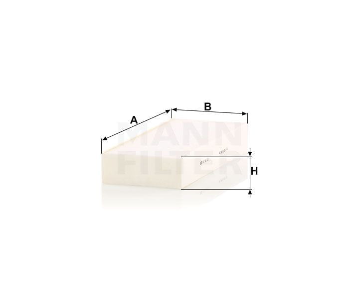 BL18611 Mann Filter CU32003 Innenraumfilterelement