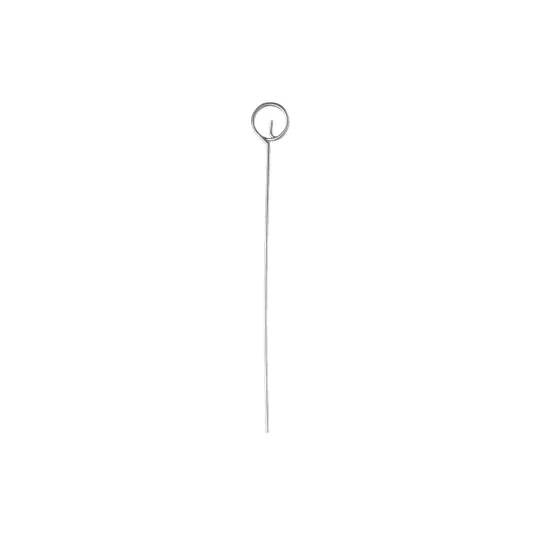 100x Verzinktes Etikettenschild mit Drahtspirale Ø 3 mm