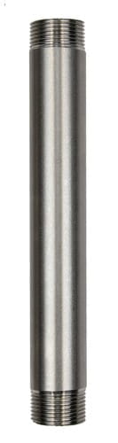 BL102.1127 Suevia Anschlussrohr VA ¾", 19 cm gerade, AG, AG