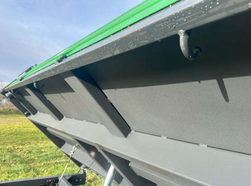 Single-axle three-way tipper trailer - 5T / 350x180x40 cm