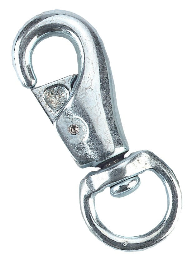 Kerbl carabiner hook - square / round swivel