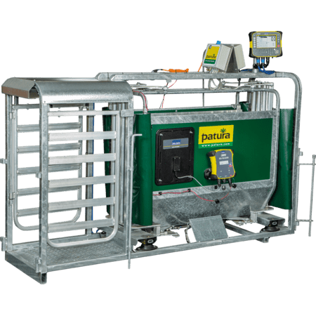 Patura 3 Wege-Wiege  und Sortierbox mit Druckluftbetrieb - für Schafe