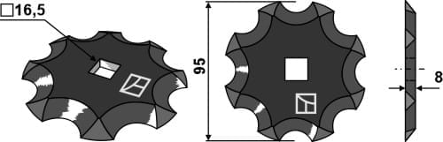 BL29748 Futtermischwagenmesser - passend zu Seko 24479032