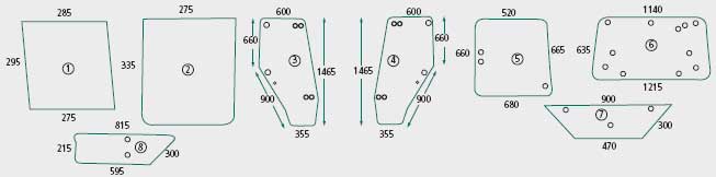 BL26977 Heckscheibe unten