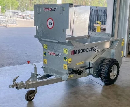 Cynkomet Miststreuer 800 kg Nutzlast, verzinkt, mit Differenzial