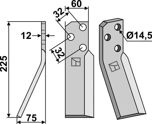 BL27795 Rotorzinken REN-04L