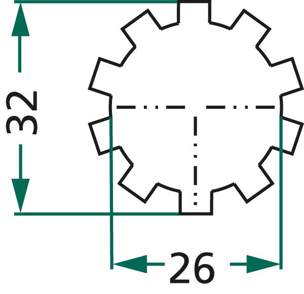 Mitnehmerscheibe 225 Z