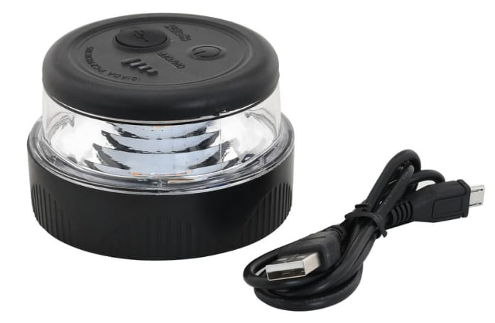 LED Blitzleuchte flache Baureihe, Interferenz Funktion: Fünffach Blitz, Einfach Blitz, SOS, Arbeitslicht,