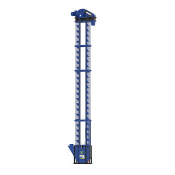 Bucket elevator 10.5 m · Vertical bucket elevator for grain & bulk materials · up to 10 t/h