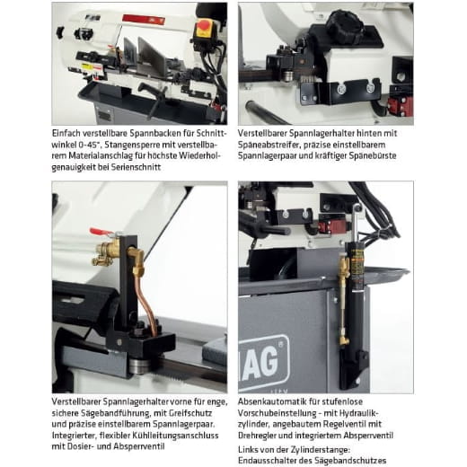 Elmag Metall Bandsägemaschine HY 230 VARIO
