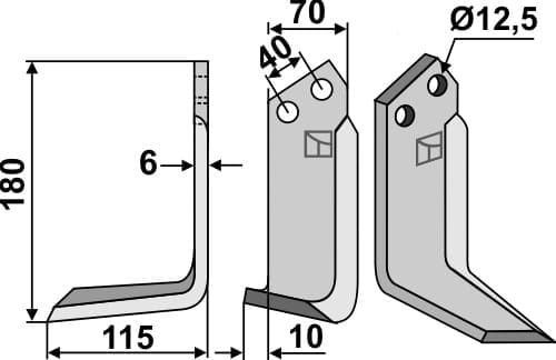 BL4816 Fräsmesser L - passend zu Breviglieri 8300022