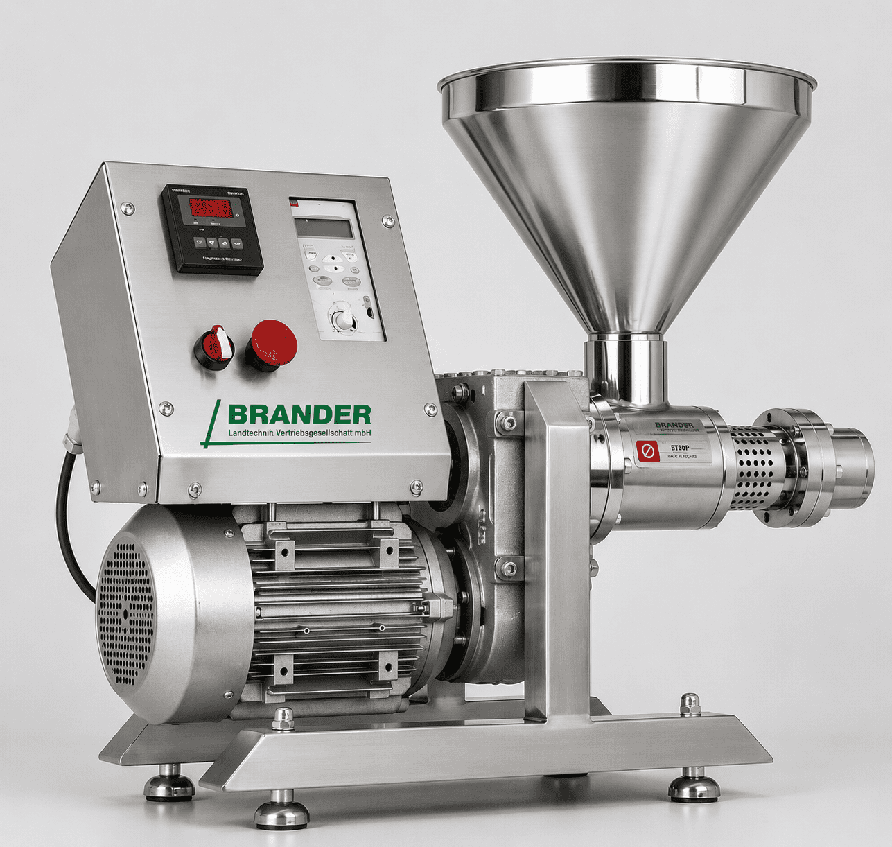 Kaltölpresse 1–45 kg/h – Industrielle Schneckenpresse für Pflanzenöle & Ölsaaten 230 V
