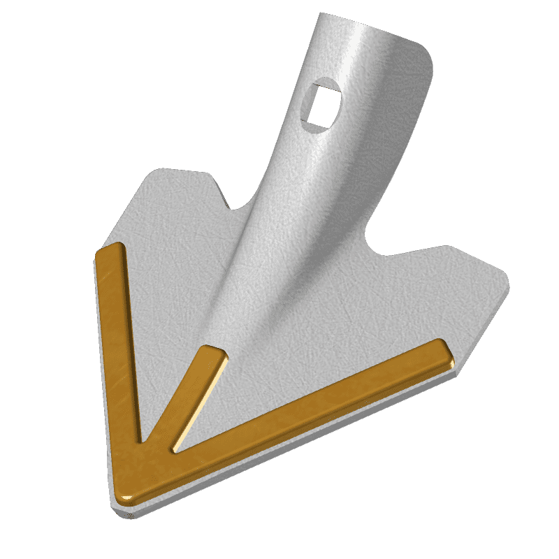 BL40172 Hackschar Universal - Breite 135 mm mit HR2