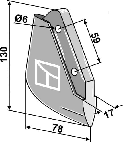 BL29365 Metall-Säschar - passend zu Monosem 9157-1 / 30047062