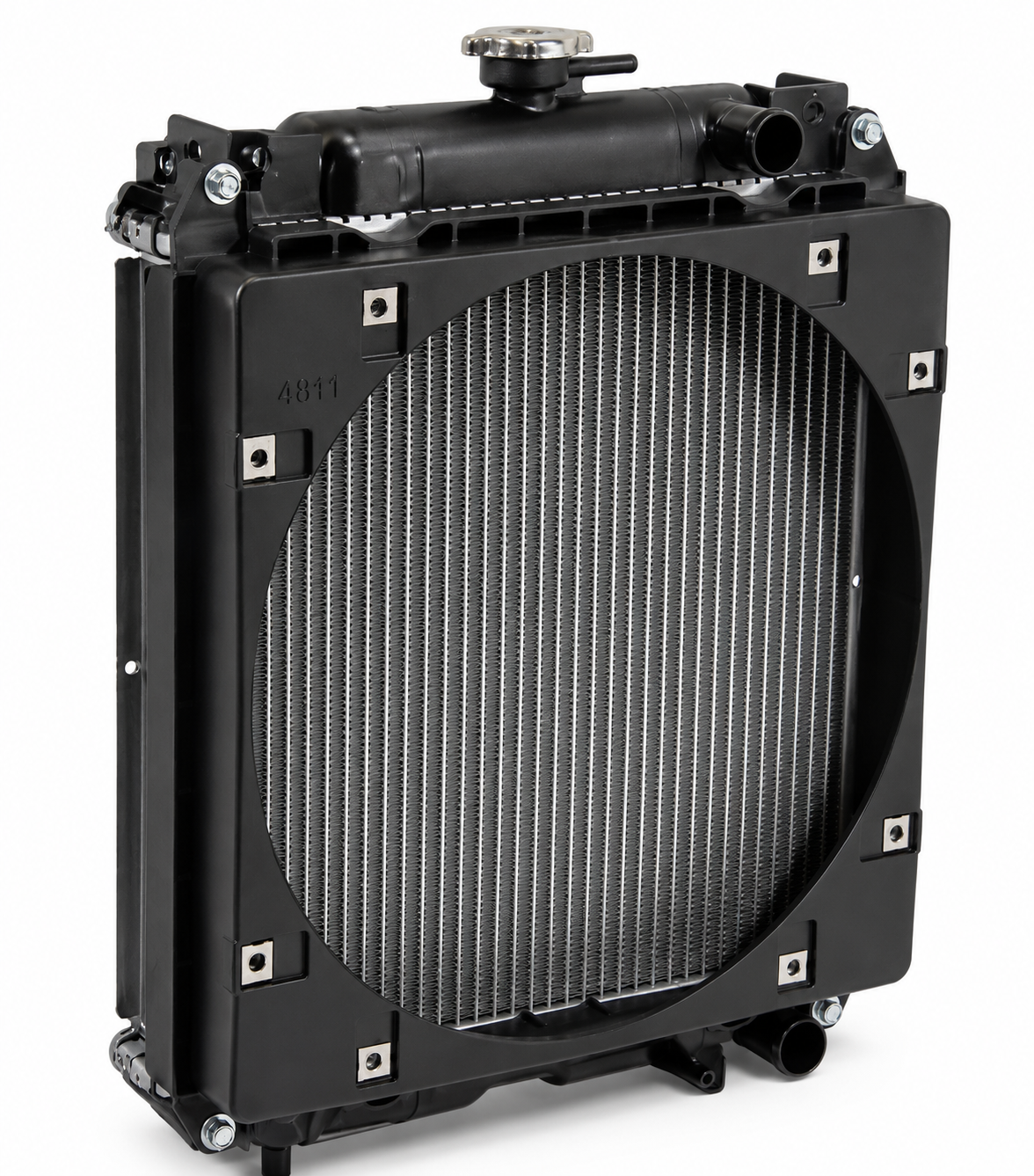 Coolant radiator - suitable for Volvo EC15C, EC17C, EC18C, EC20C, EC27C, ECR28, ECR38