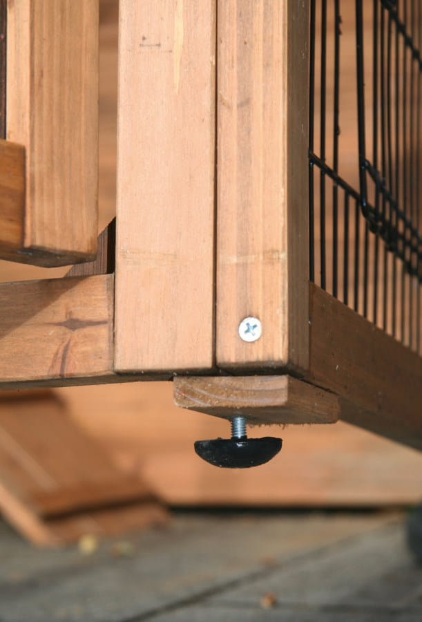 Exclusive wooden chicken coop - 222 x 115 x 200cm