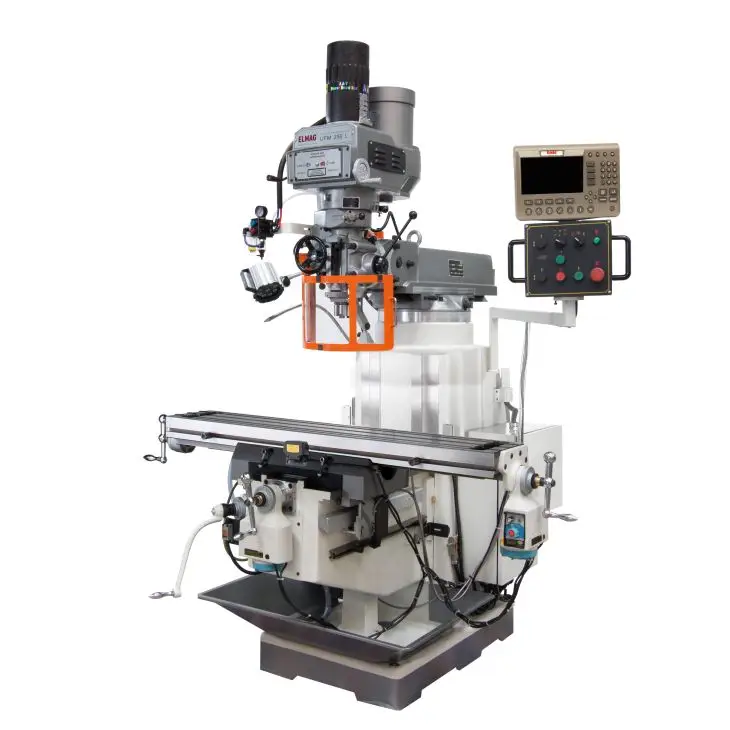 vertical milling machine, machining center, CNC mill, industrial milling, tooling control panel