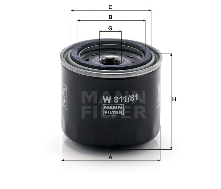 BLW81181 Mann Filter W 811/81 Wechselfilter