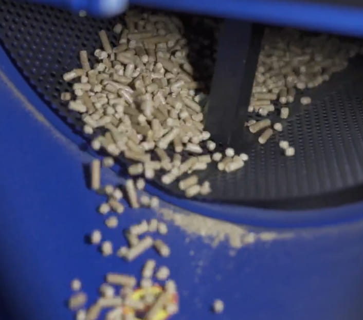 Straw pelleting plant up to 700 kg/h – High-performance production line 91 kW