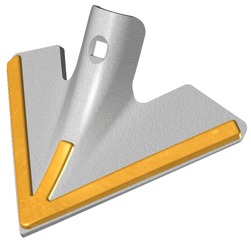 Universal hoeing share - 175 mm wide with HR2