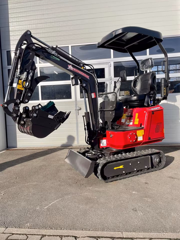Rhinoceros KS10-8 Minibagger – 1-Tonnen Bagger