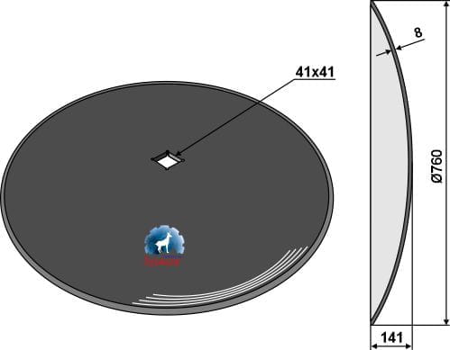 BL2899 Glatte Scheibe Ø760x8