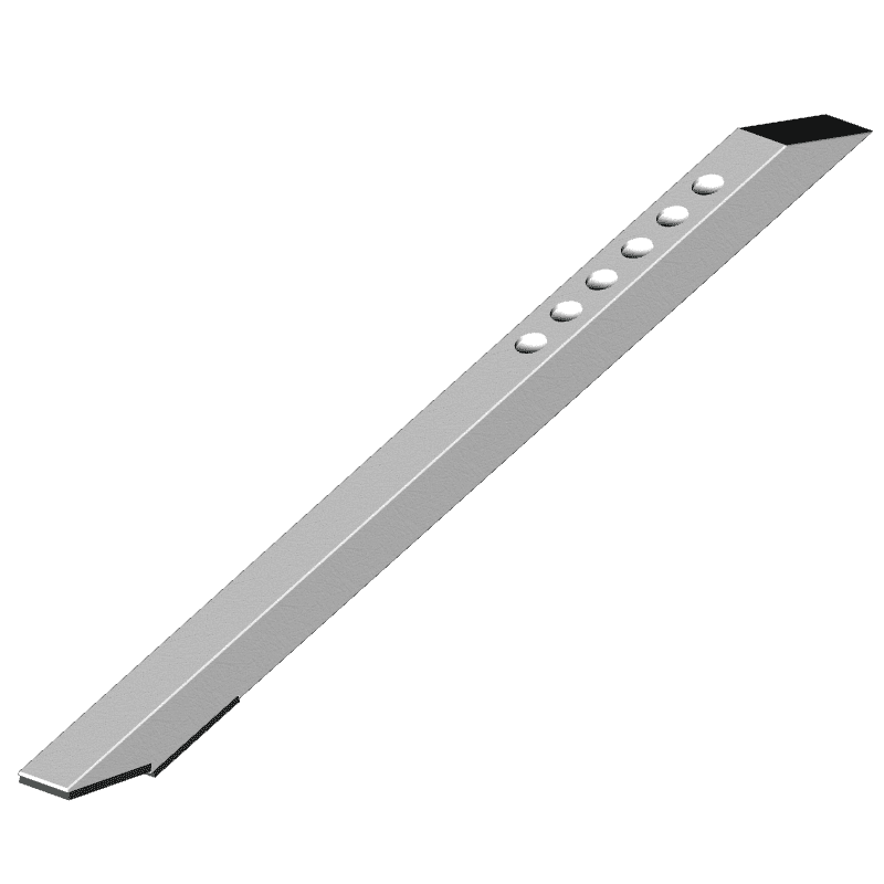 Chisel tip, square, 30 G. Besson