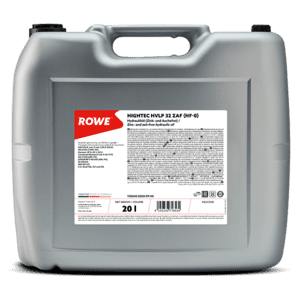 BL20527 Hydrauliköl Rowe - HIGHTEC HVLP 32 ZAF (HF-0)  - DIN 51524, part 2 and 3 (HLP, HVLP) - ISO 6743/4