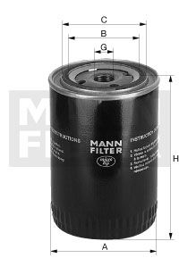 BLW92023 Mann Filter W 920/23 Ölfilter SpinOn