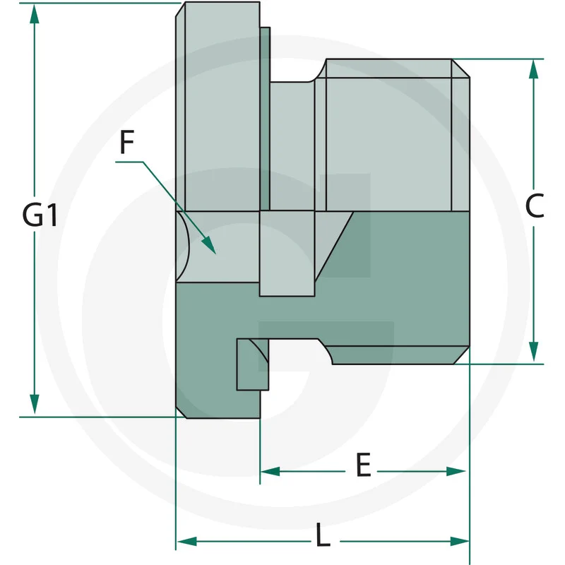 Maschinenteil, Gravur, Metallgrau, geometrische Form, Maßzeichnung