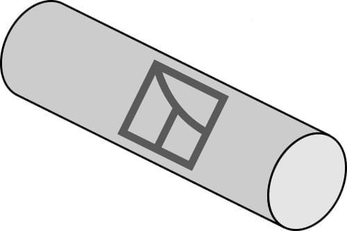 665-17 Bolzen für Rolle