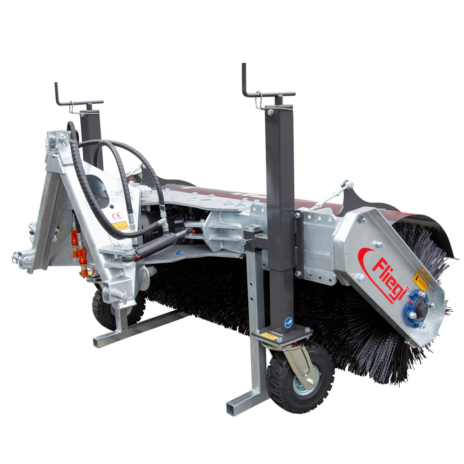 Fliegl Kehrbürste 1850 mm Kat. 2 mechanisch – Profi Kehrmaschine mit Gelenkwellenantrieb für extreme Einsätze