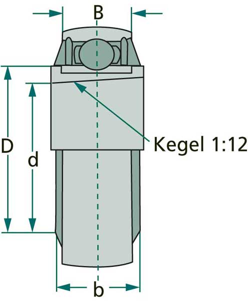 ET89014 Rillenkugellager UK 211
