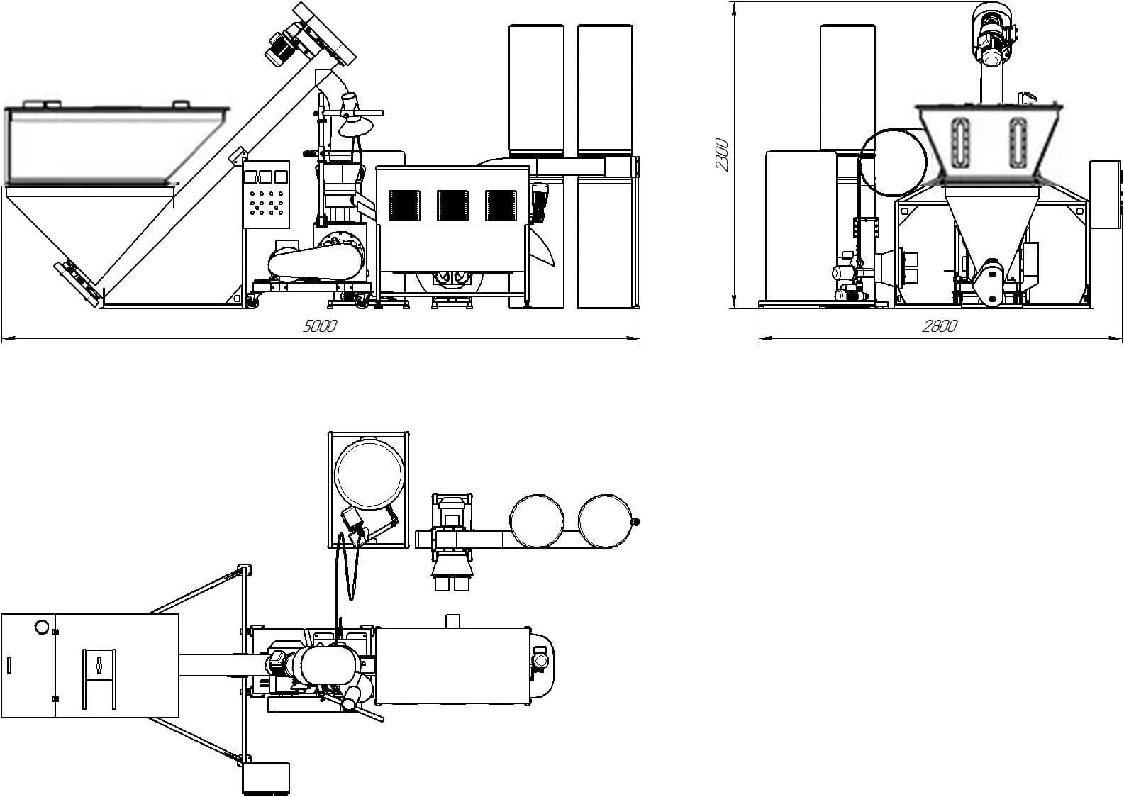Pelletieranlage Kombi PRO 400 kg/h – Professionelle Pellet- & Futterproduktion | 18 kW