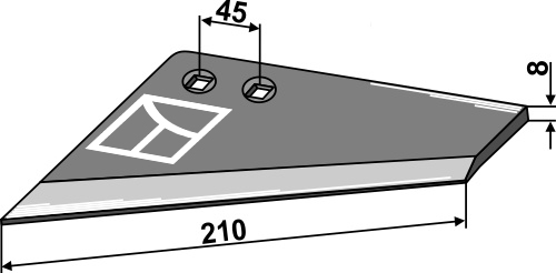 Replacement wing - left