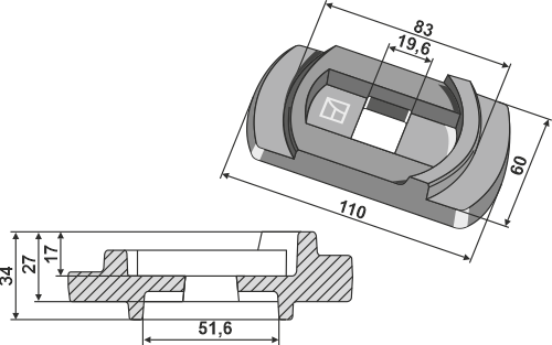 ET33968 Federunterstützung - passend zu Lemken 4278170