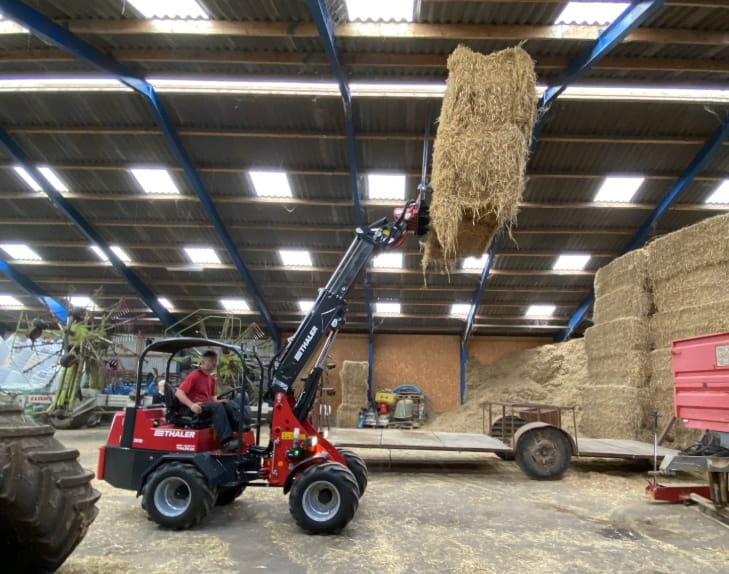 Thaler 2838T telescopic wheel loader – 38 hp, 2,000 kg lifting capacity & 3.9 m reach