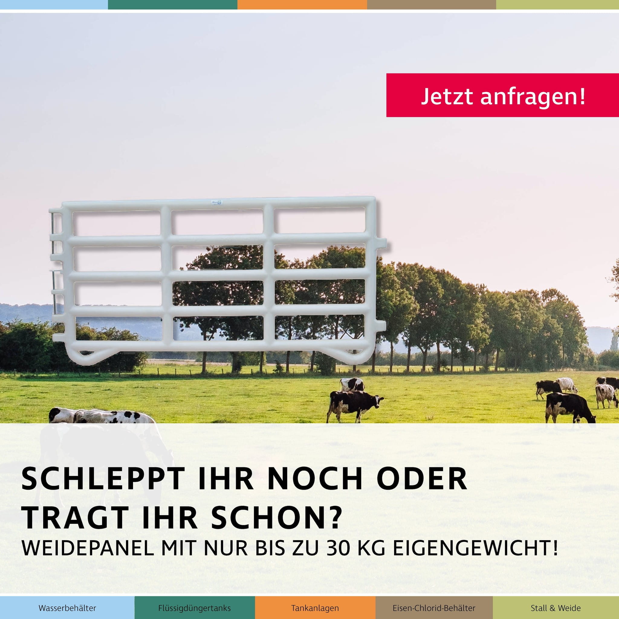 DuraCorral Mobilzaun für Viehtrieb