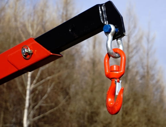 Rear crane for tractors 2PC350