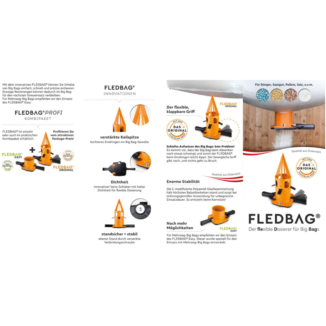Big bag dispenser FLEDBAG® Profi - combination package
