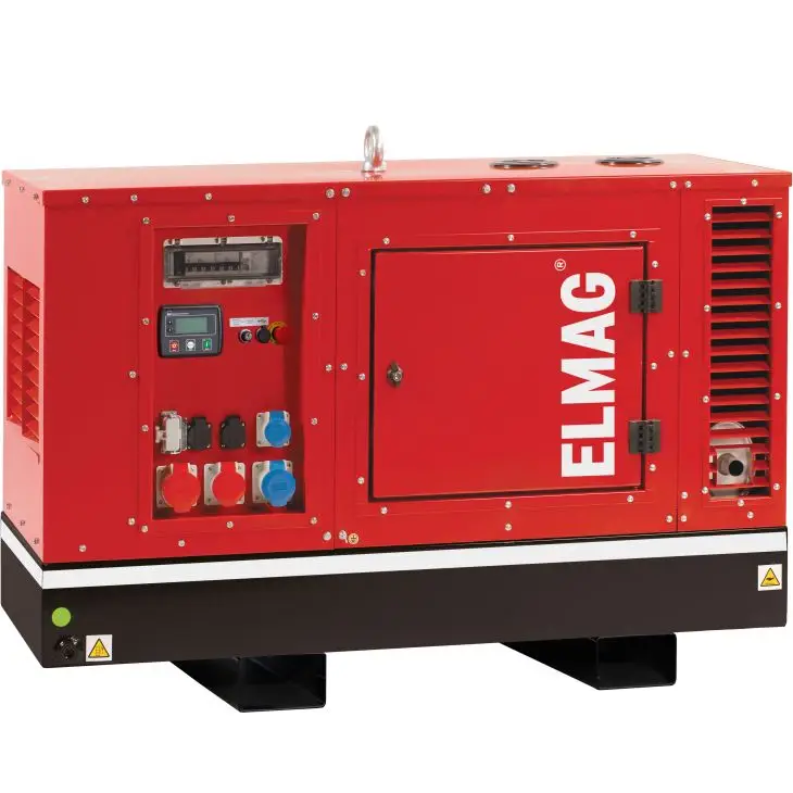 ELMAG Diesel-Stromerzeuger SEDSS 14WDE-AVR-DSE4520-V4, SEDSS super-schallgedämmt, Kubota D1703M, 14 kVA (400 V), 4,8 kVA (230 V)