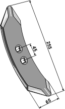BL2296 Schwergrubberschar Huard 101.15058